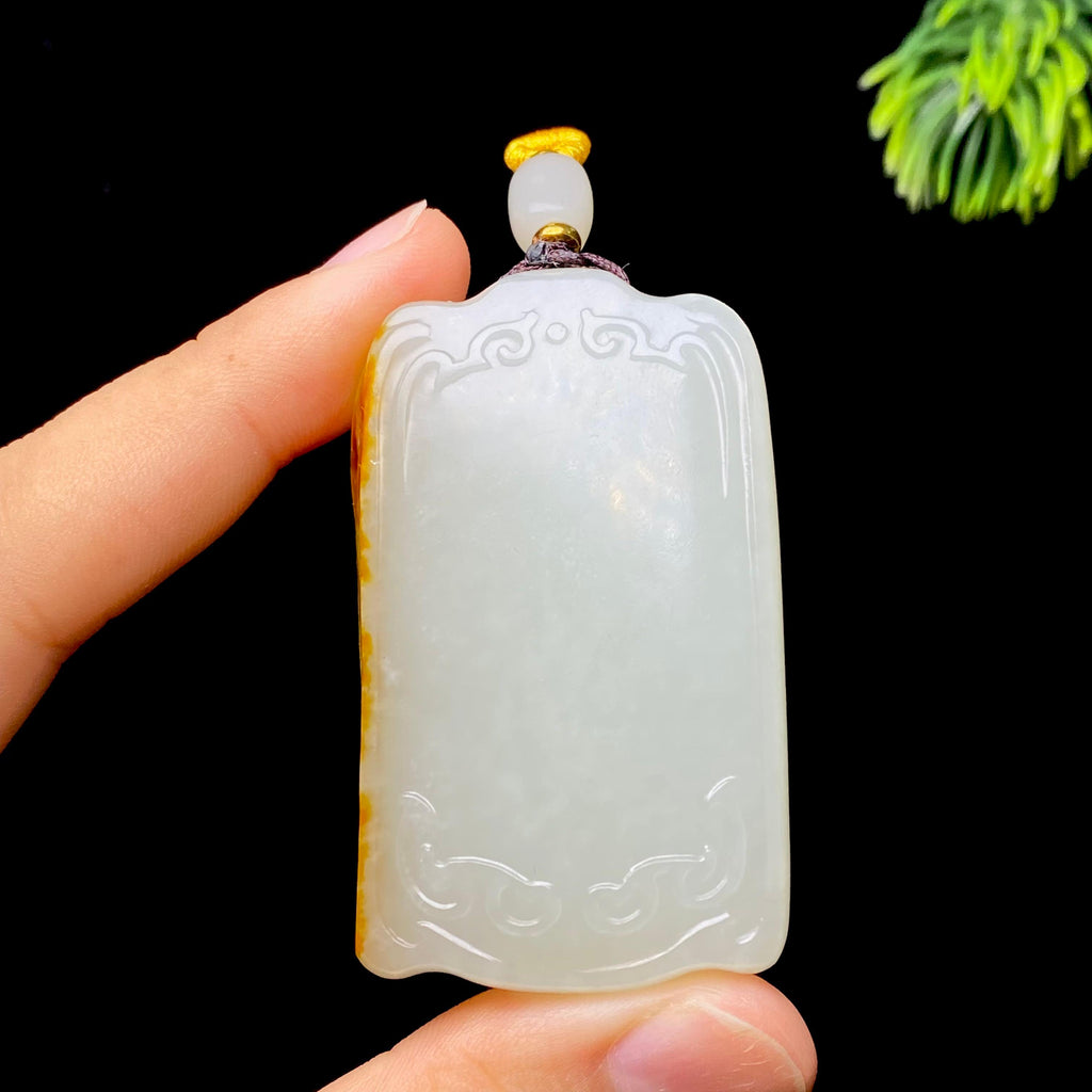 和田玉籽料无事牌（44.4g）