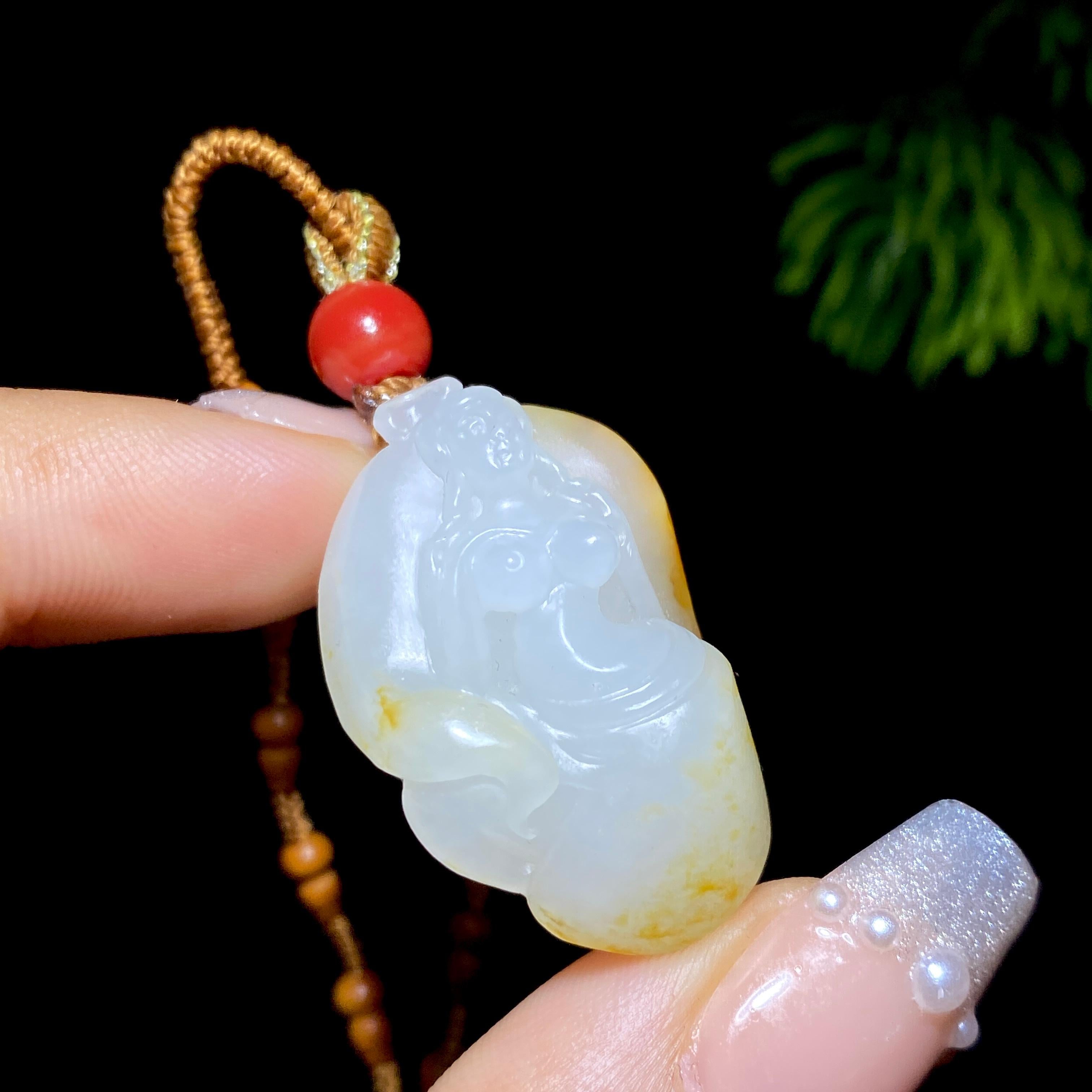 和田玉籽料楼兰美女（12.1g）