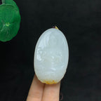 和田籽料羊脂白玉观音（53.0g）