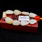 和田玉洒金皮籽料【精品手串】（48.2g）