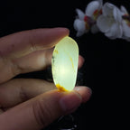 和田玉秋梨皮青花籽料吊坠籽（9.5g）