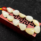 和田玉洒金皮【精品手串】（47.5g）