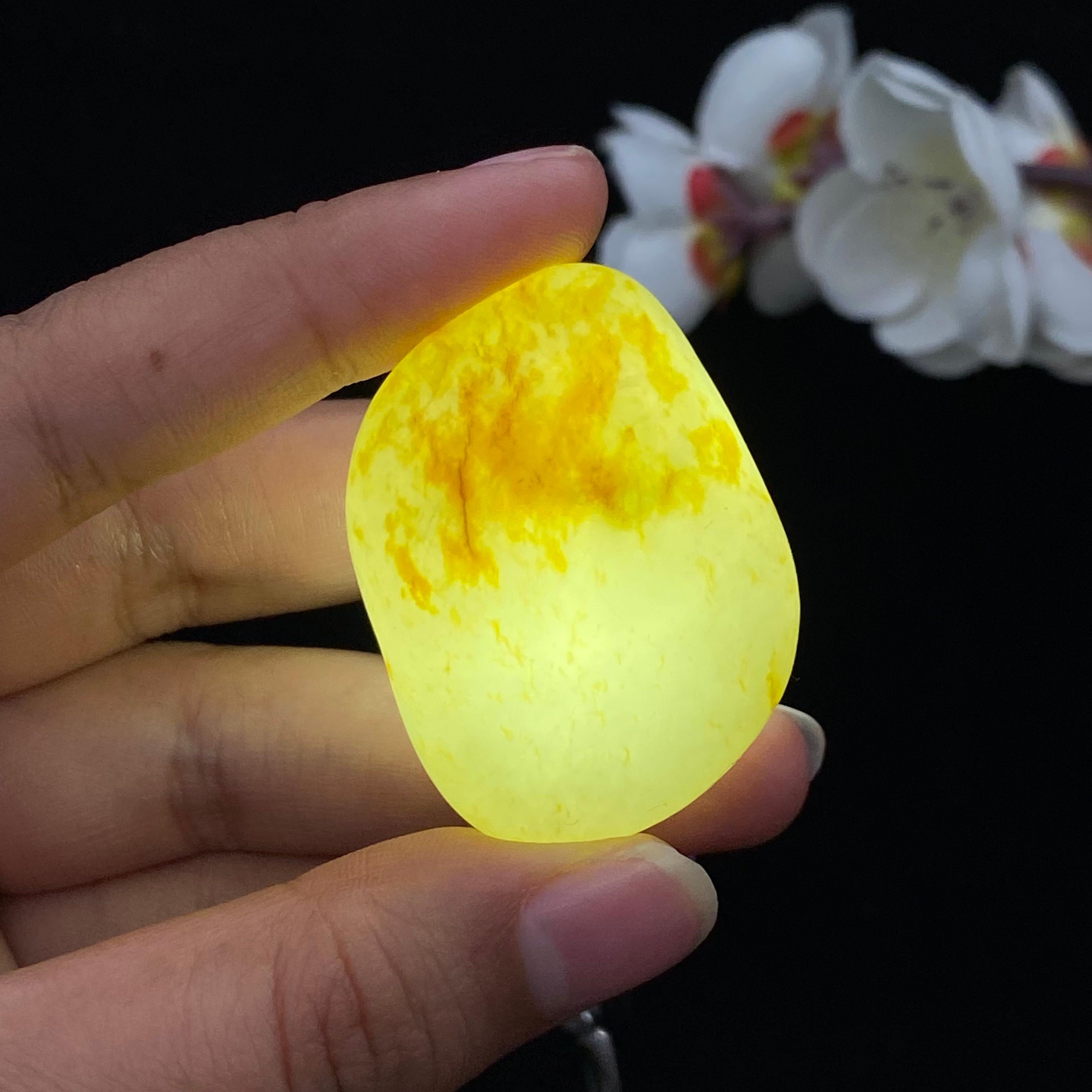 和田玉洒金皮籽料挂件（43.4g）