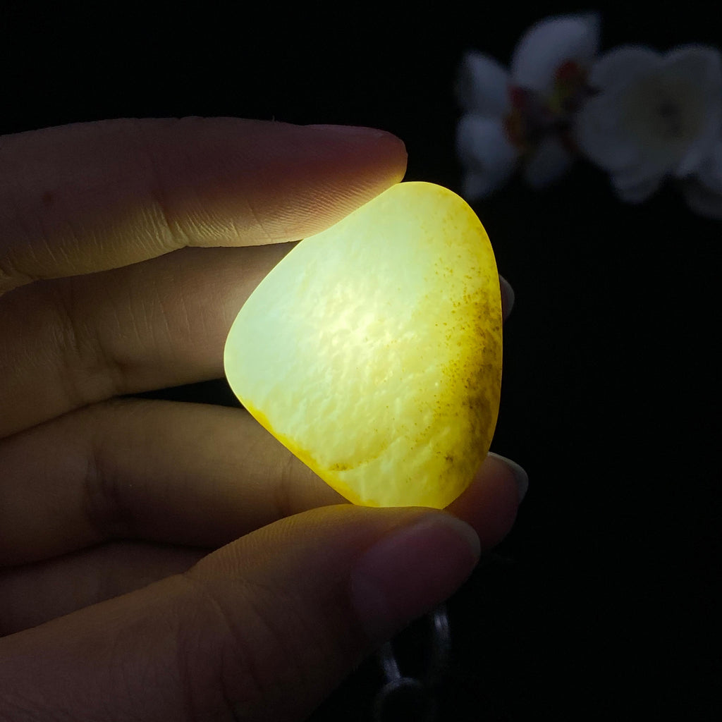 和田玉黄皮籽料吊坠籽（14.1g）