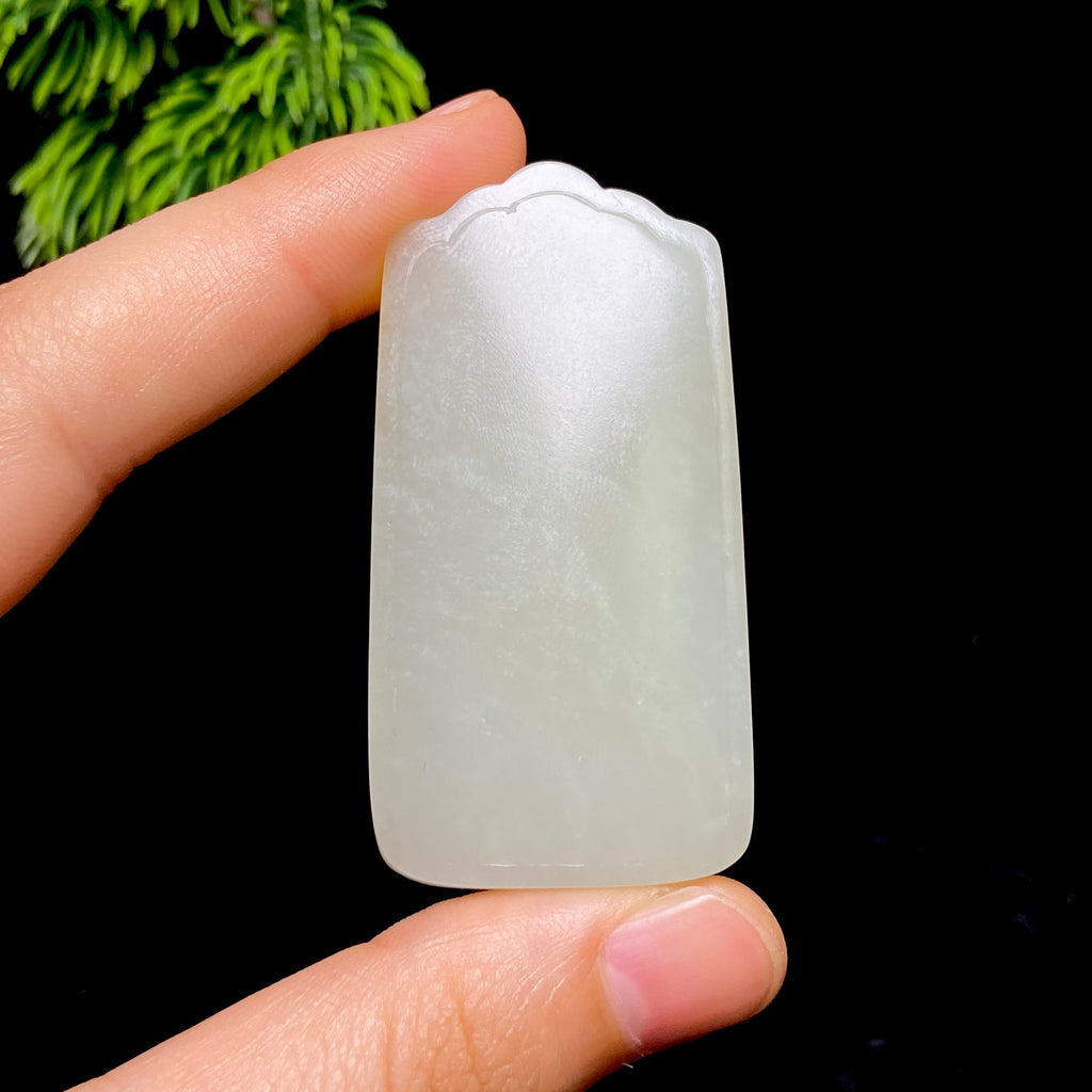 和田玉籽料无事牌（41.7g）