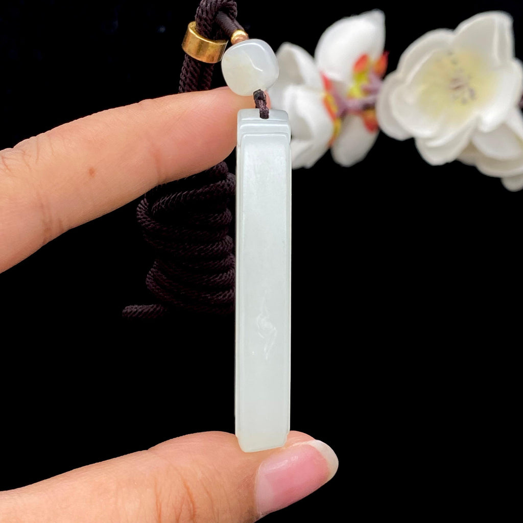 和田玉-白玉籽料【平安无事牌】（38.6g）
