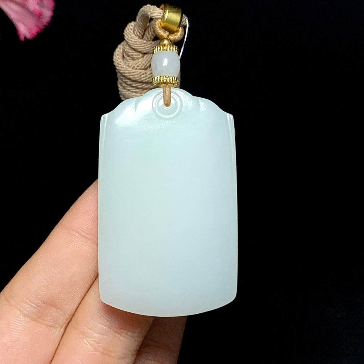 和田山料白玉无事牌（46.2g）