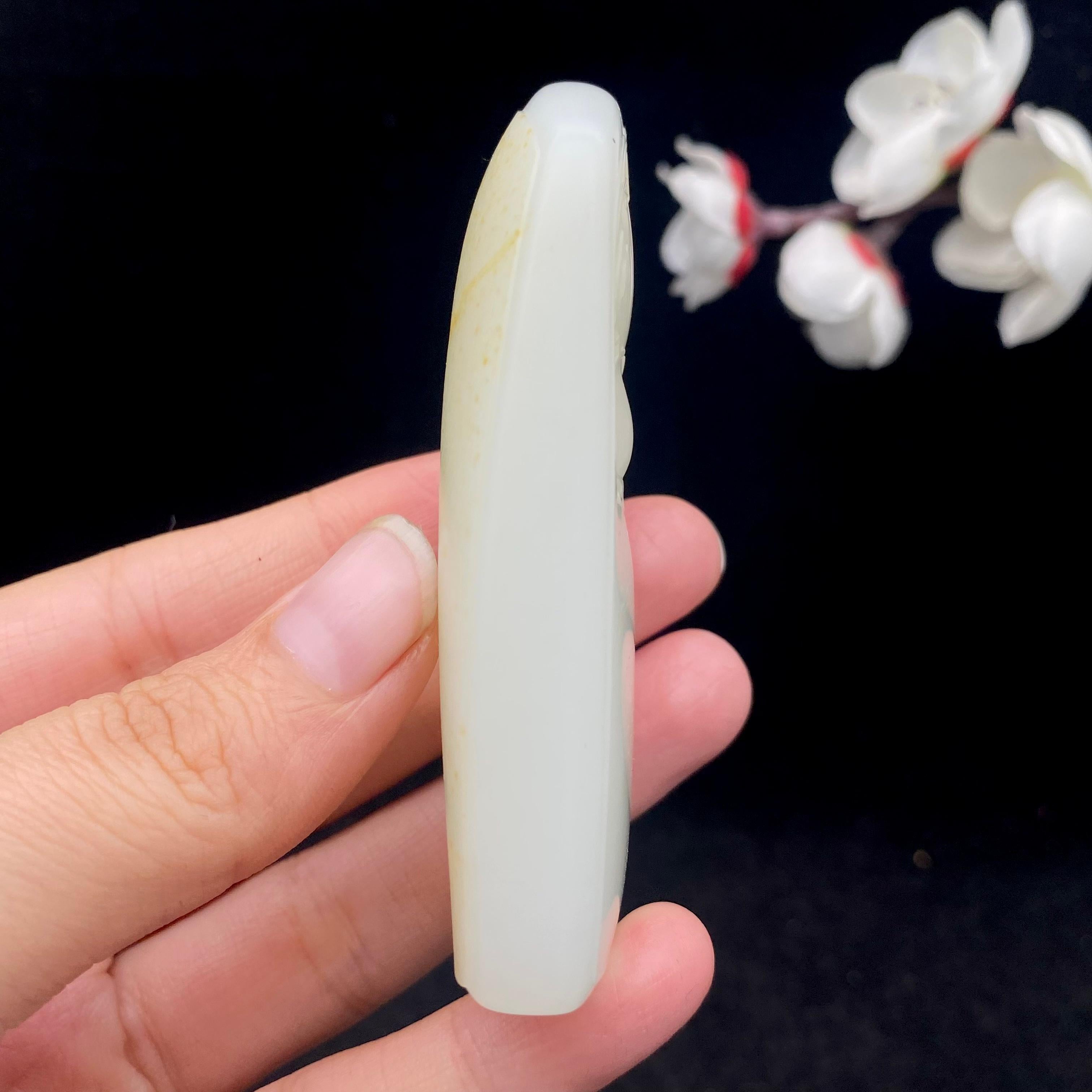 和田玉洒金皮籽料【无事牌】（83.7g）