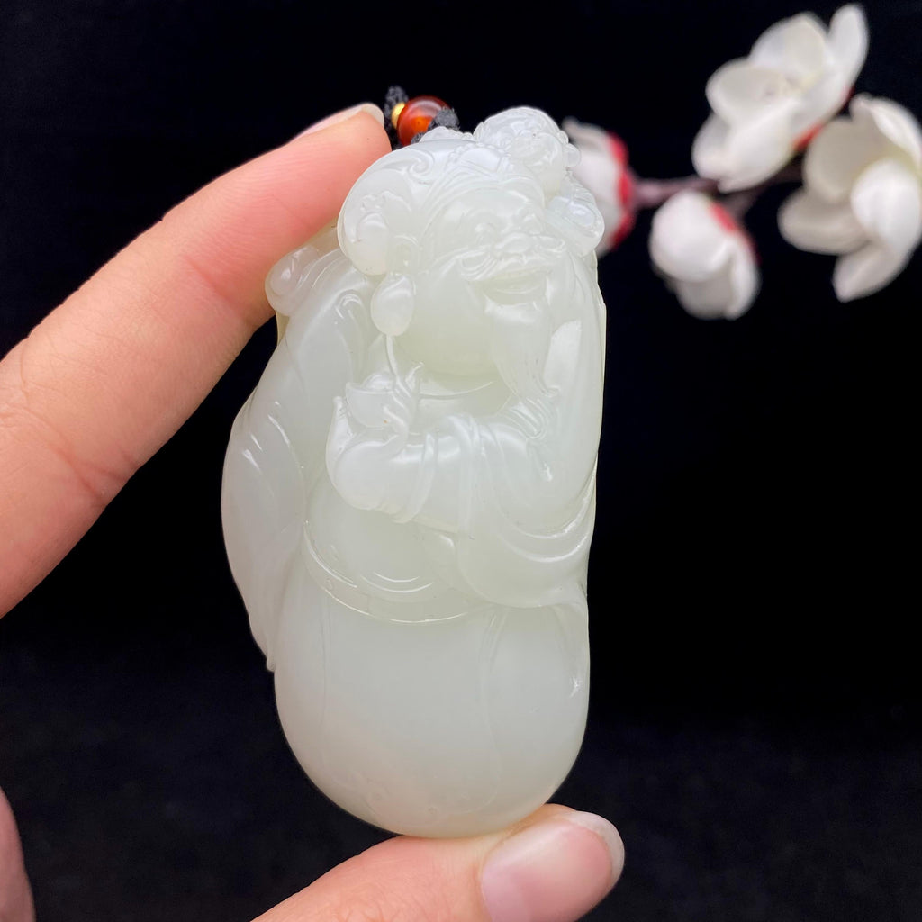和田玉籽料【财神爷】（89.5g）