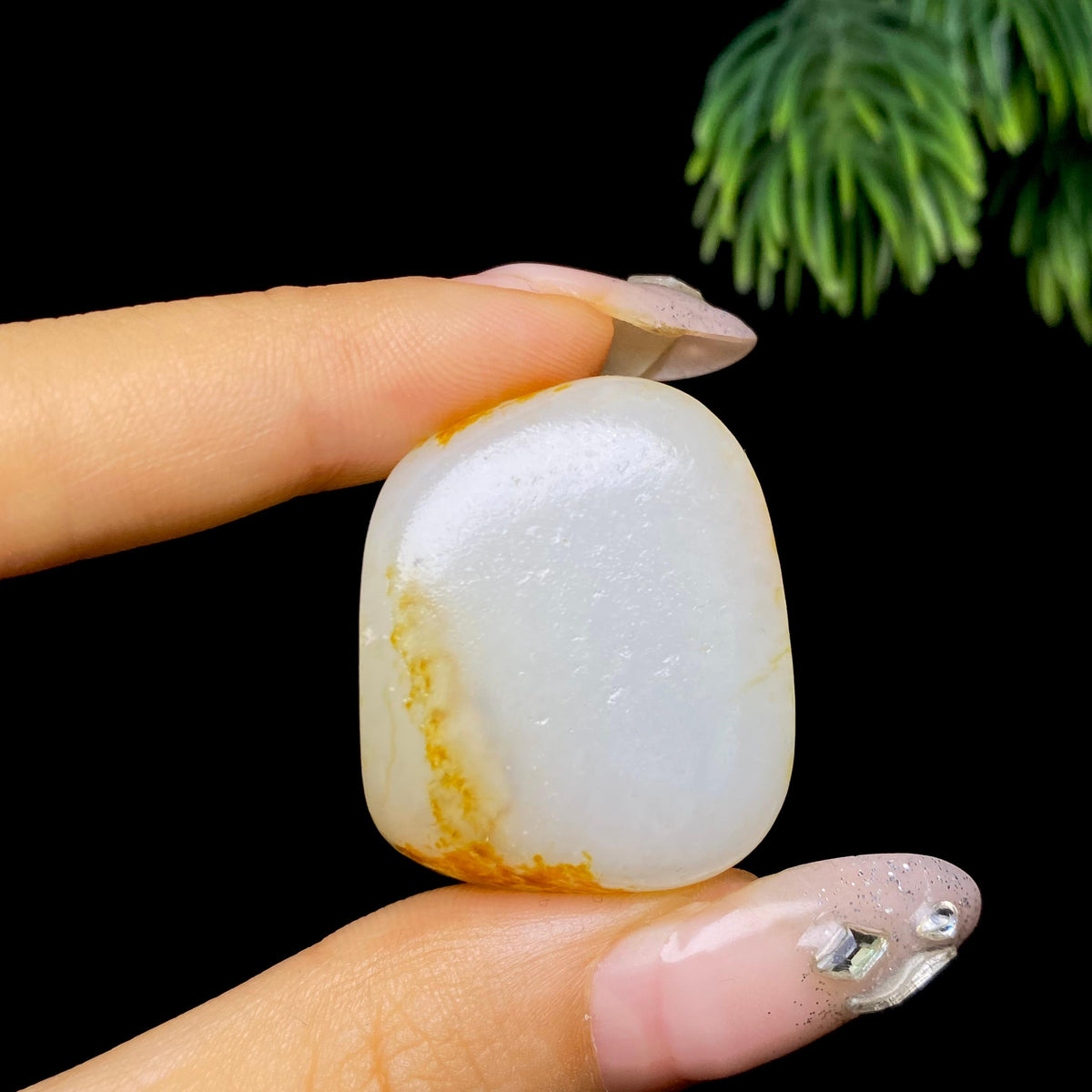 和田玉洒金皮白肉籽料（19.0g）