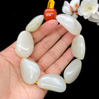 和田玉白玉籽料【精品手串】（126.3g）