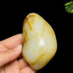 和田玉洒金皮籽料把件（220g）