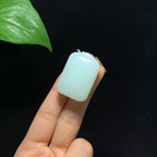 高品质和田山料羊脂白玉无事牌挂件（26.0g）