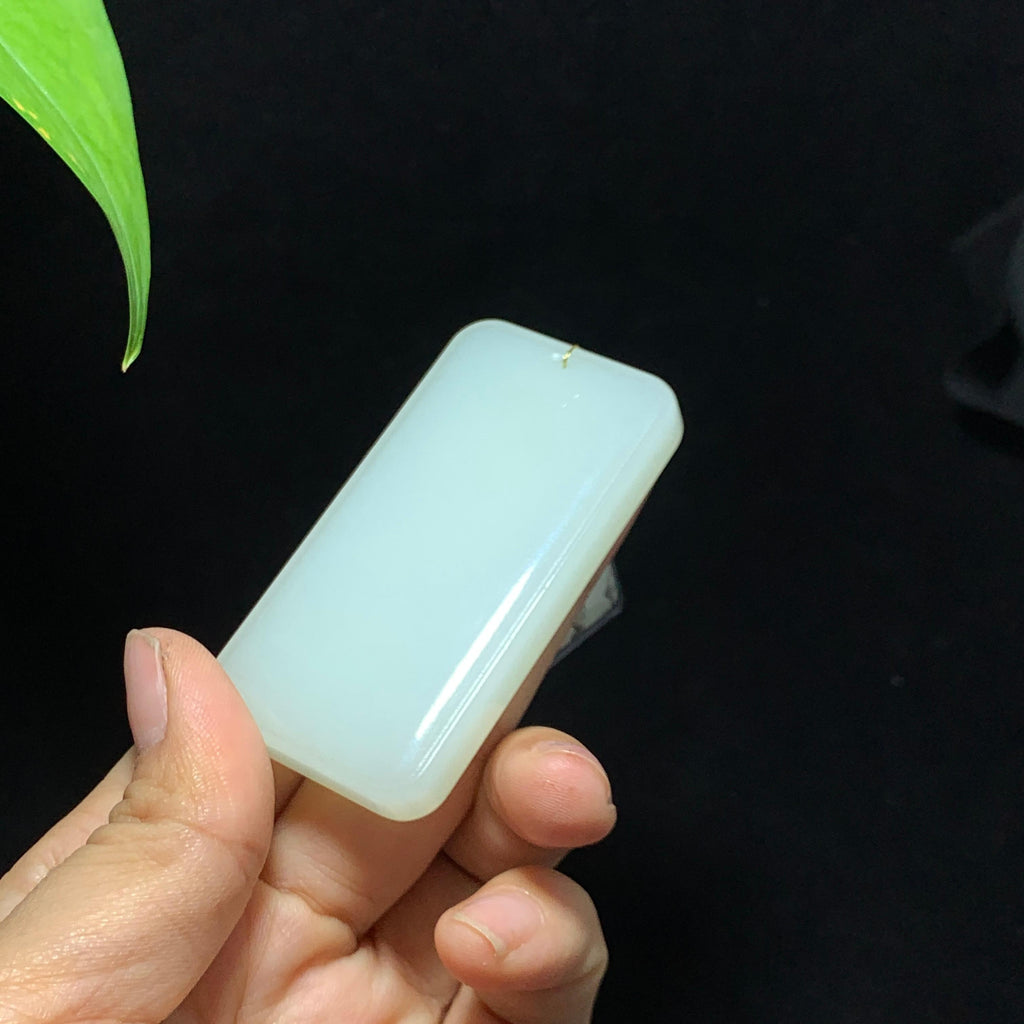 和田山料白玉无事牌挂件（56.0g）