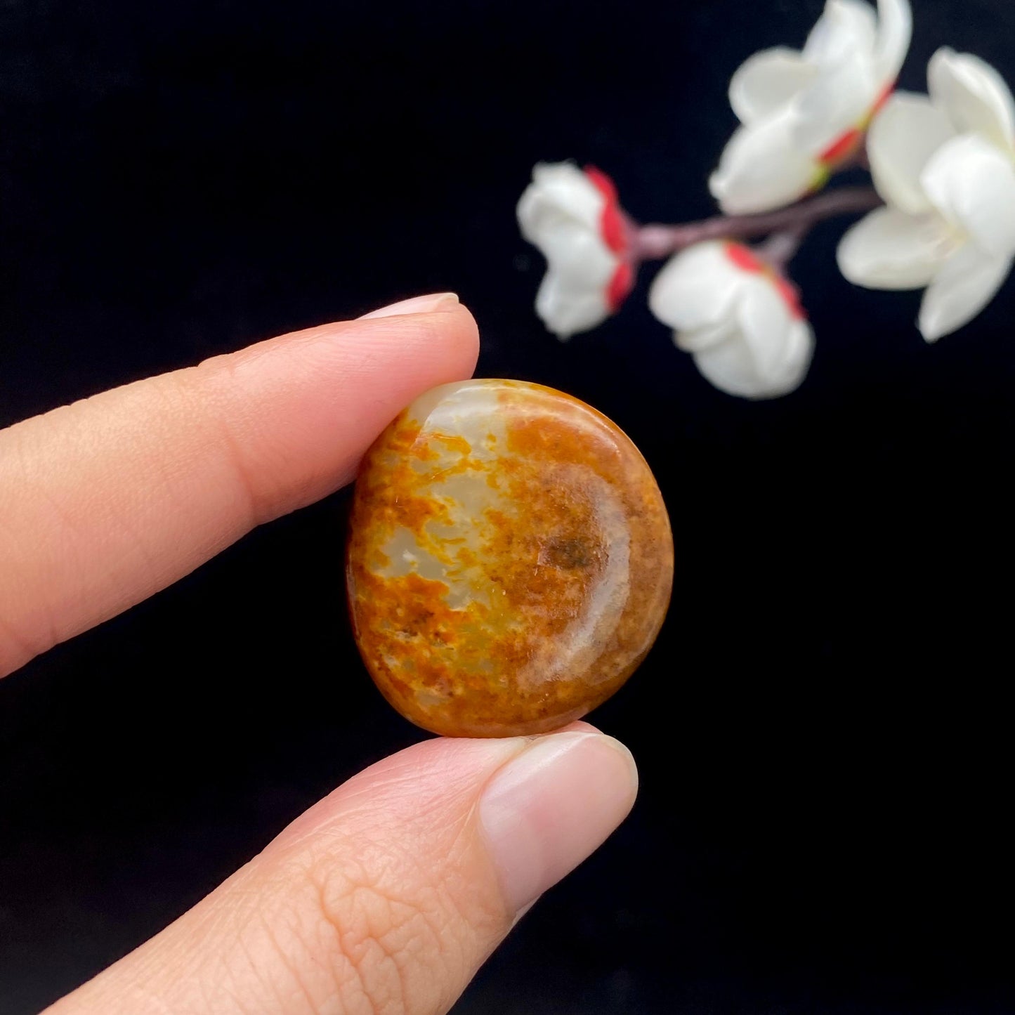 和田玉红皮籽料原石（11.6g）