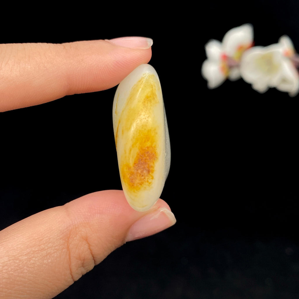 和田玉聚黄皮籽料挂件（22.8g）