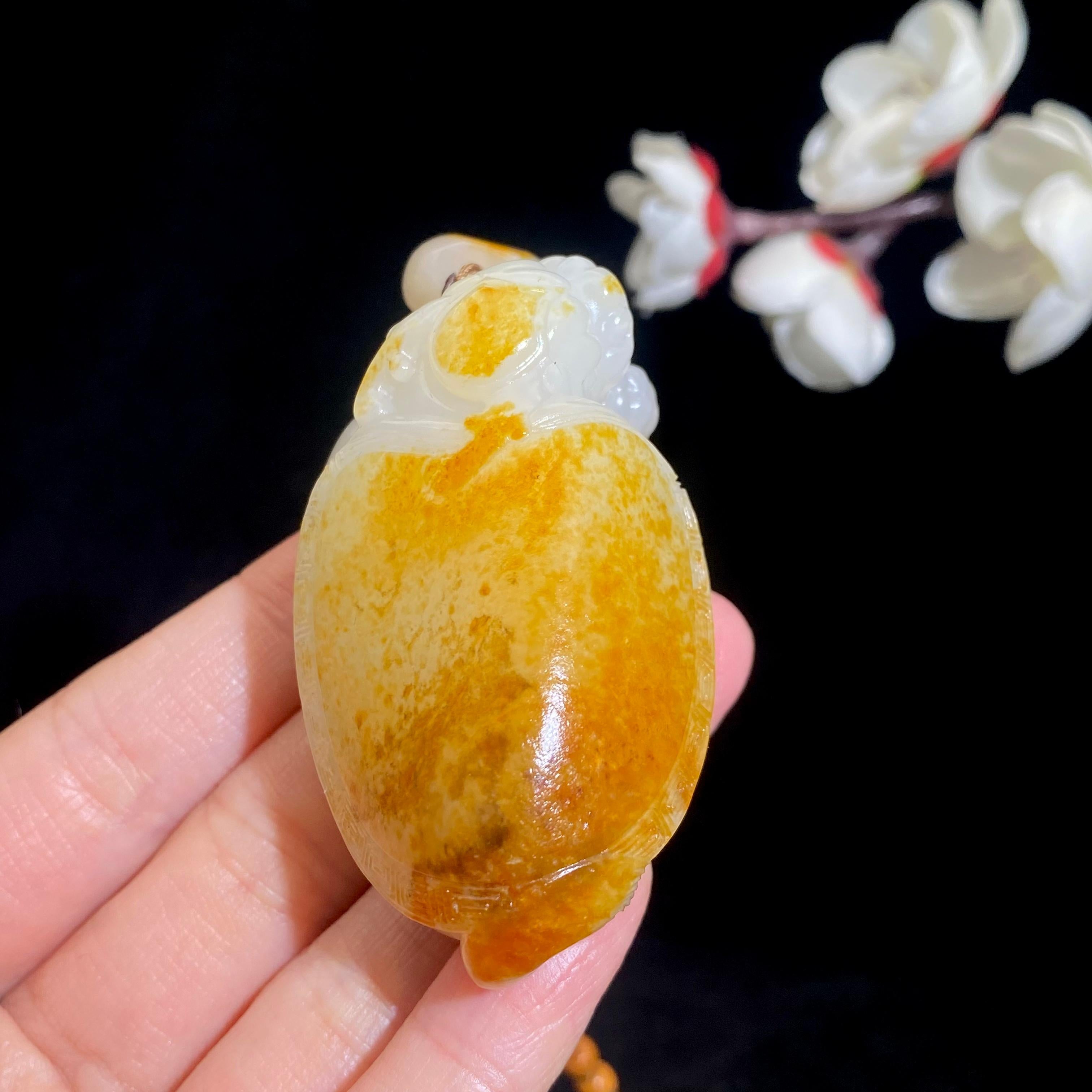 和田玉籽料【龙龟】（80.8g）