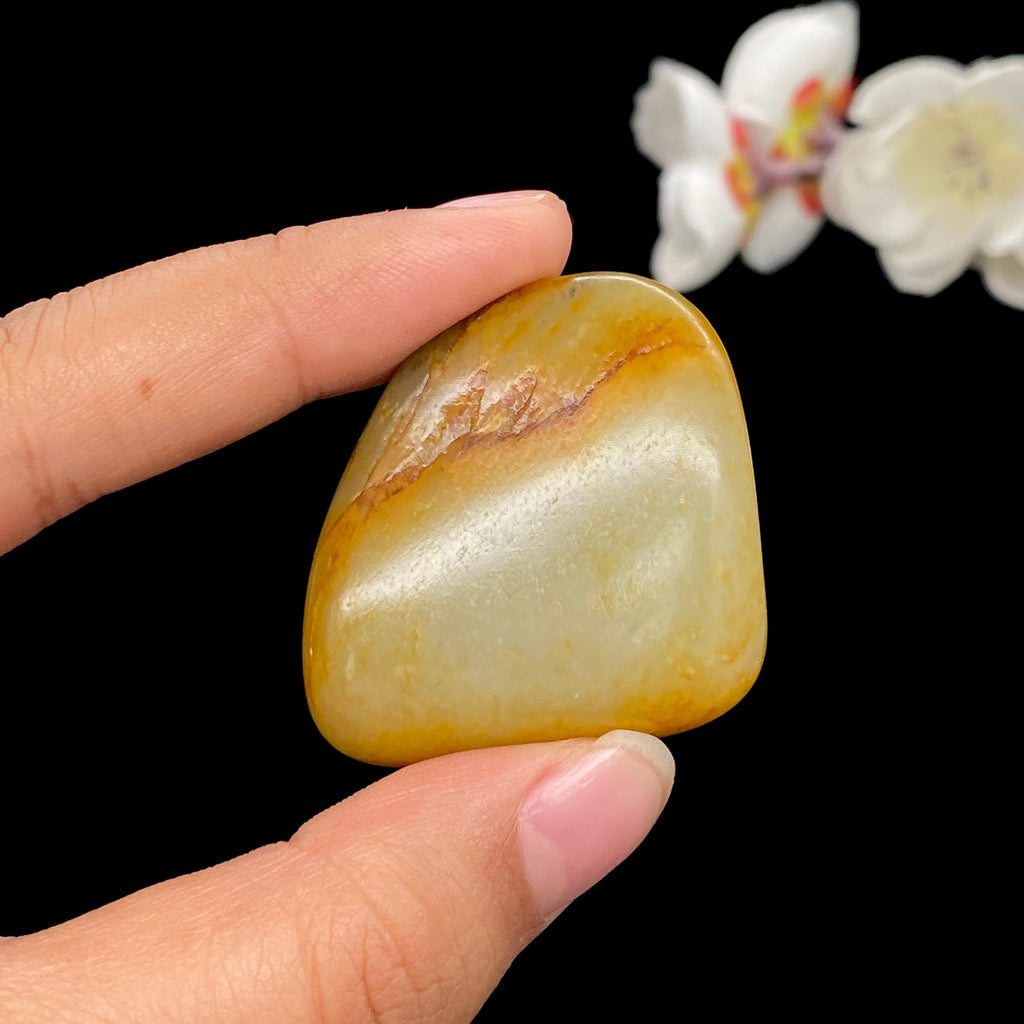 和田玉黄皮青花籽料（39.6g）