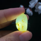 【超值推荐】和田玉秋梨皮籽料戒面籽（4.2g）