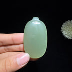 和田玉湖水绿平安无事牌（30.8g）