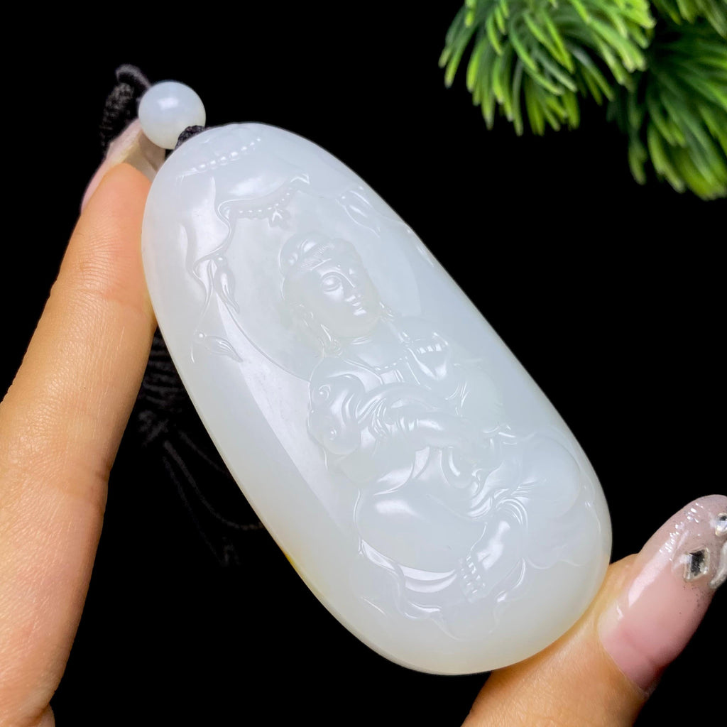和田玉籽料观音（70.0g）