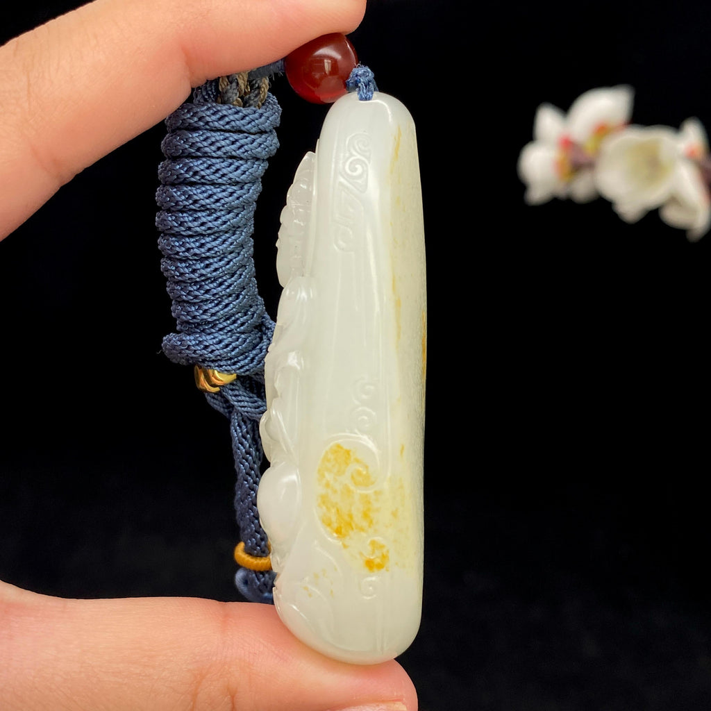 和田玉籽料【观音】挂件（78.9g）