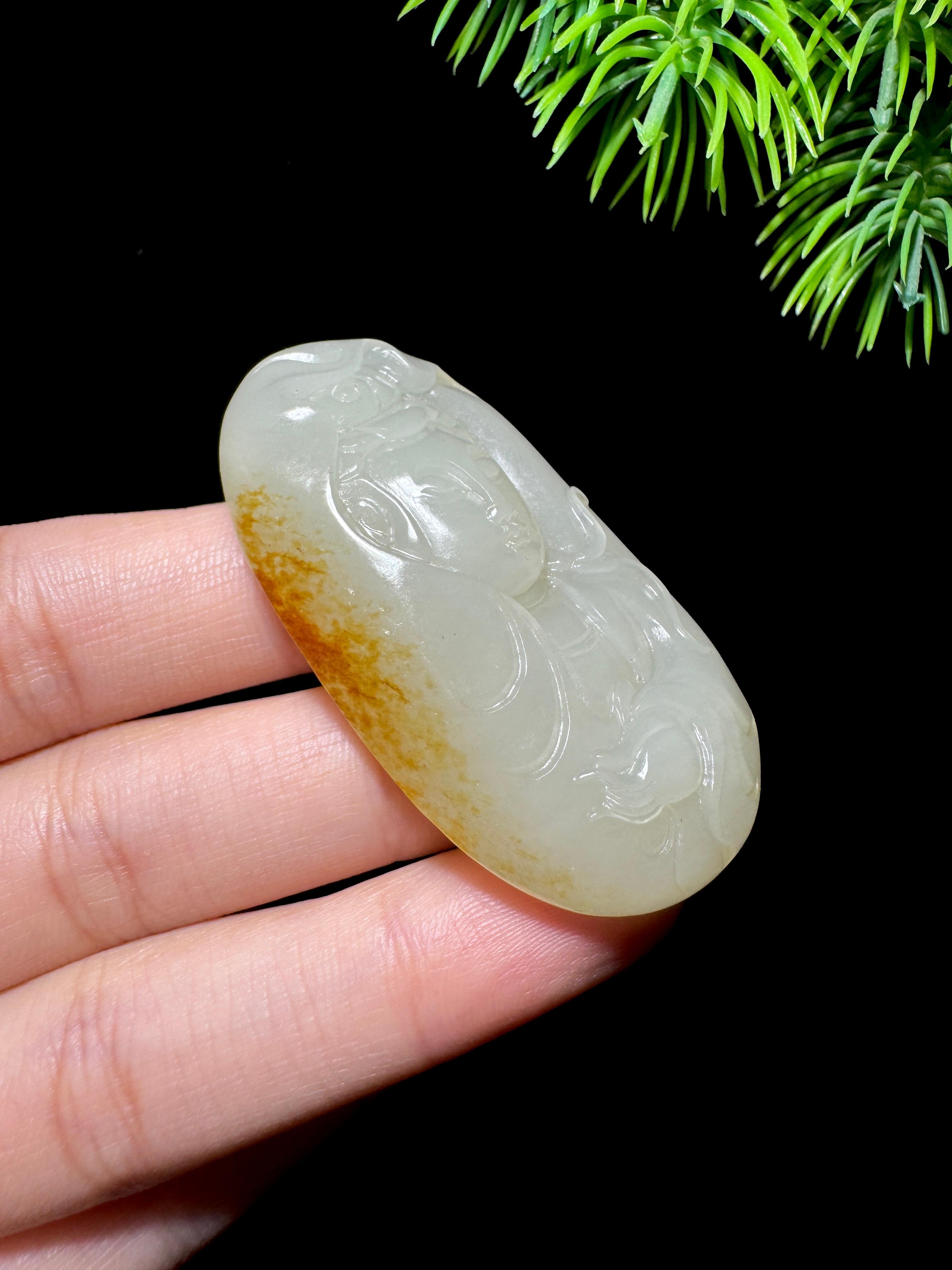 和田玉籽料观音（29.3g）