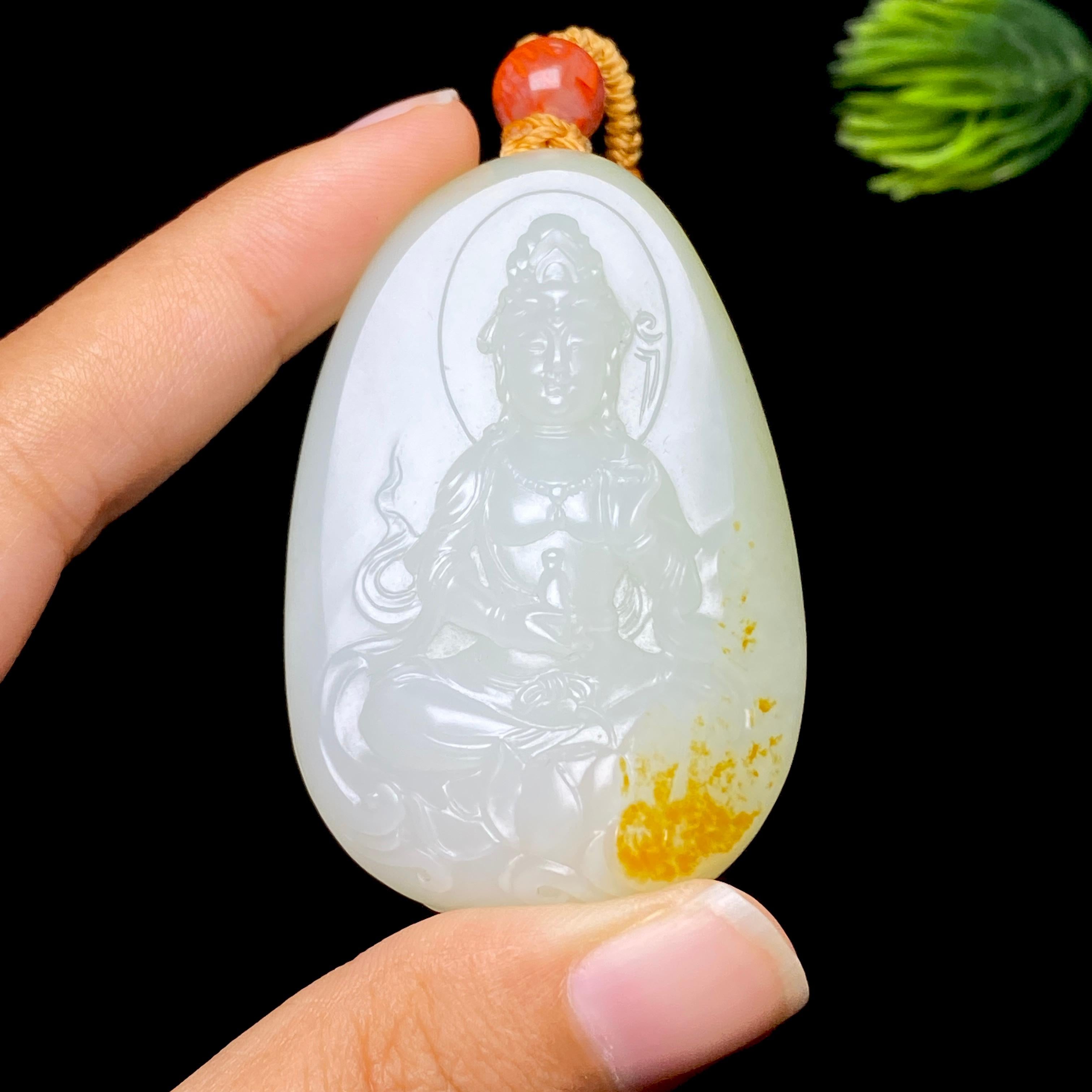 和田玉籽料观音（g）