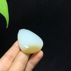 和田山料糖白玉无事牌挂件（36.4g）