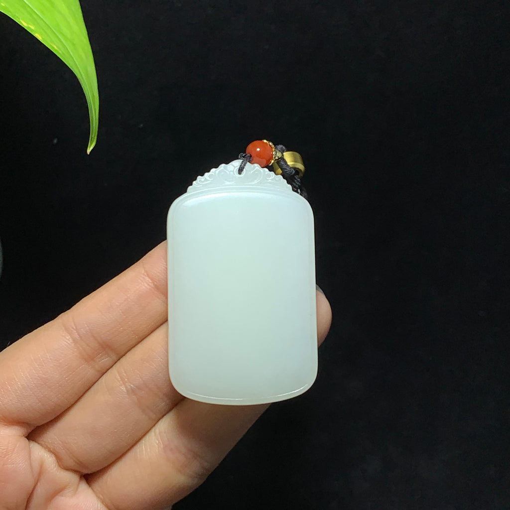 和田山料白玉无事牌（41.7g）