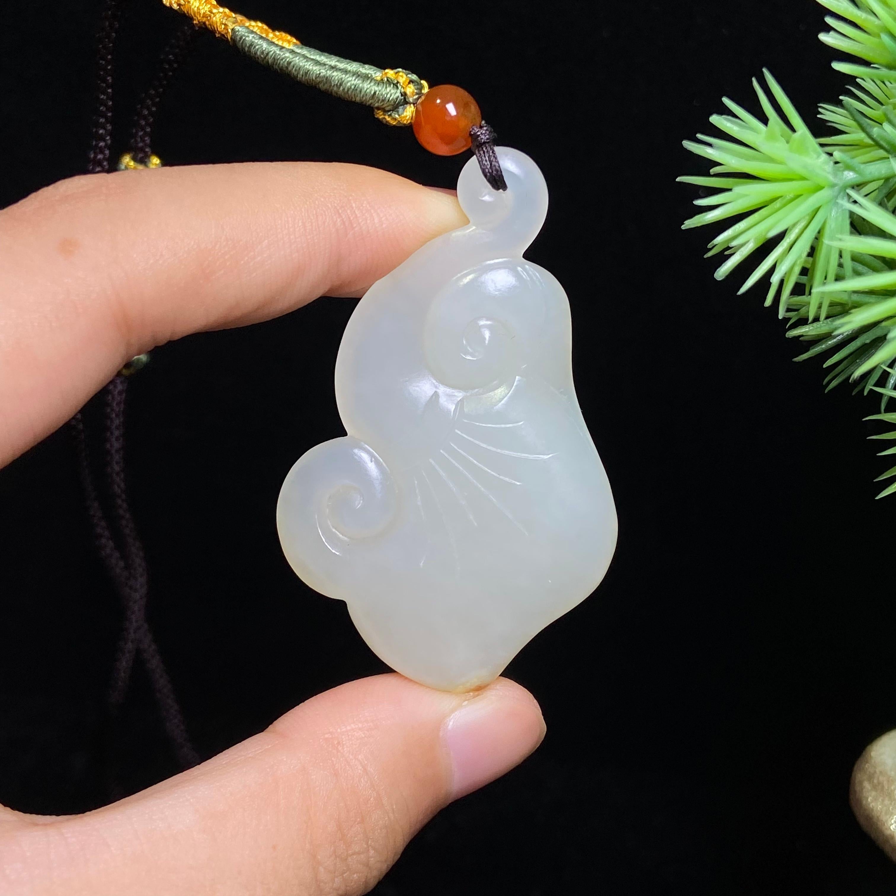 和田玉玉籽料如意（13.6g）