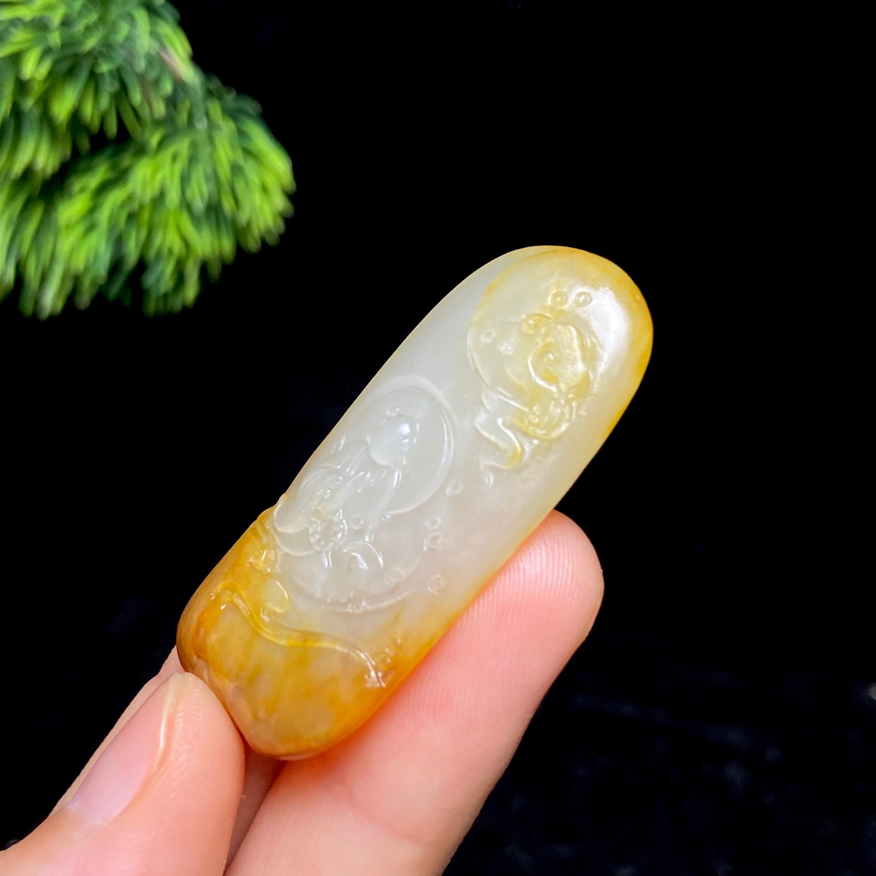 【超值推荐】和田玉籽料悟道（16.4g）