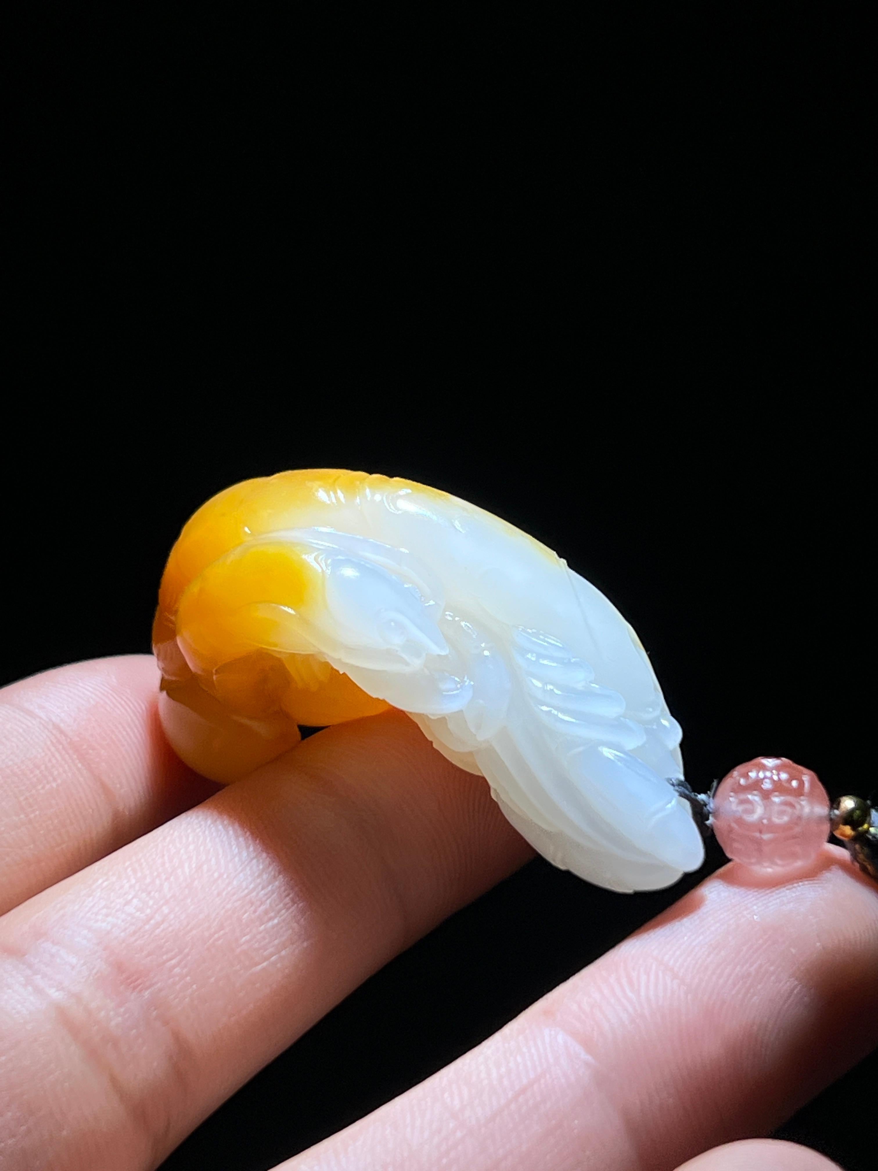 和田玉籽料虾（28.6g）