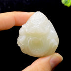 和田玉白玉籽料龙鱼吊坠（46.0g）