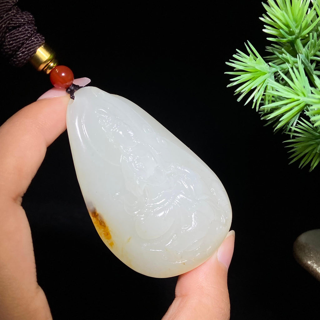 和田玉籽料观音（71.0g）