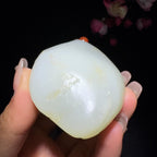 和田玉籽料福禄寿三星手把件（135.7g）