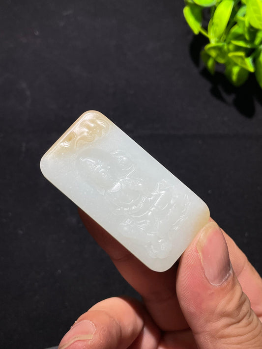 和田糖白玉观音（35.2g）