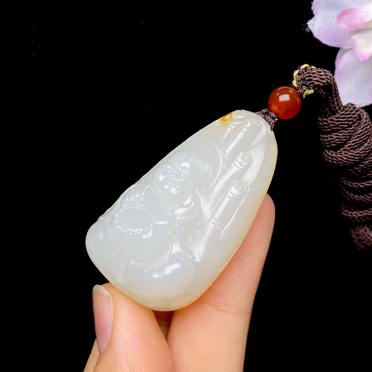和田玉籽料佛公（33.0g）