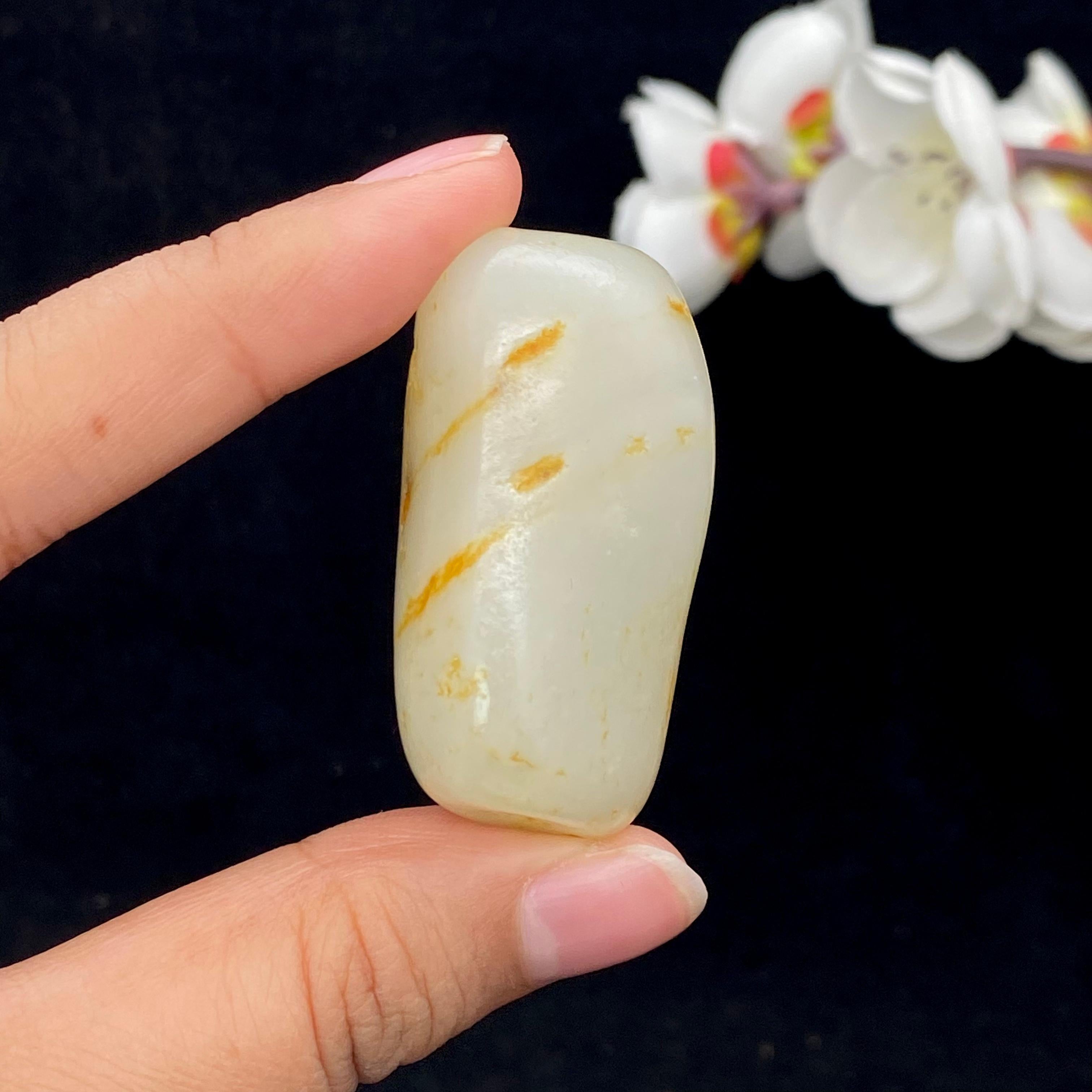 和田玉洒金皮籽料挂件（46.7g）