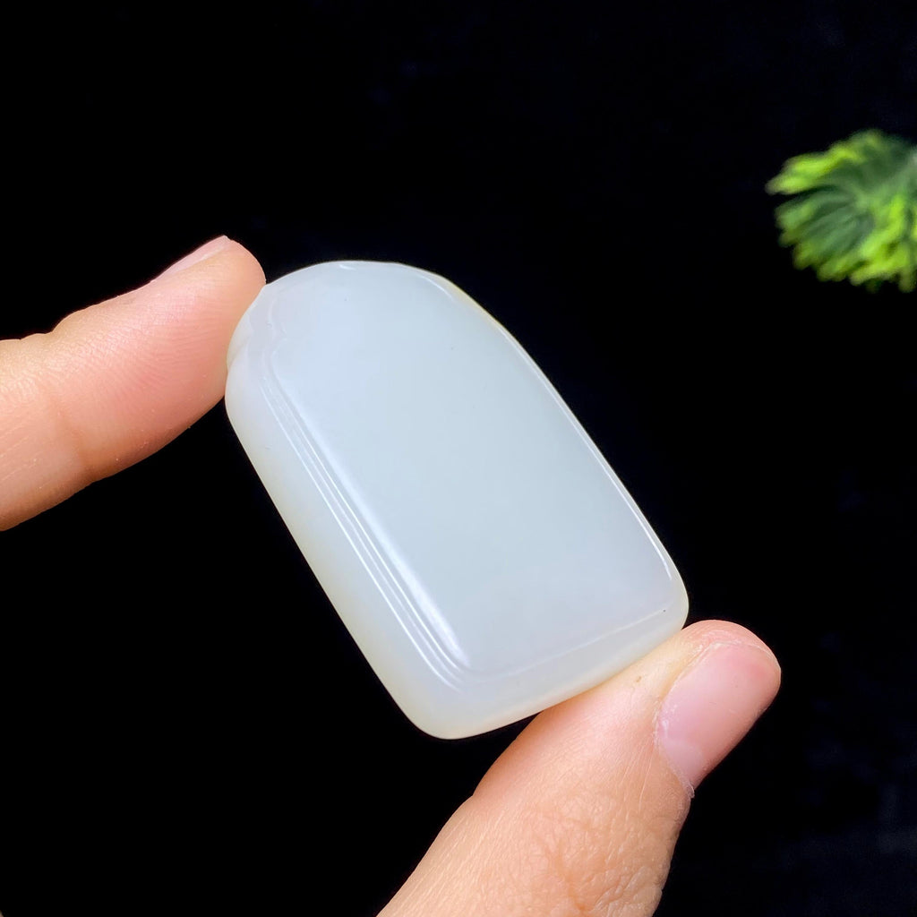 和田玉籽料无事牌（33.5g）