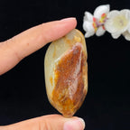 和田玉聚红皮籽料手把件（66.2g）