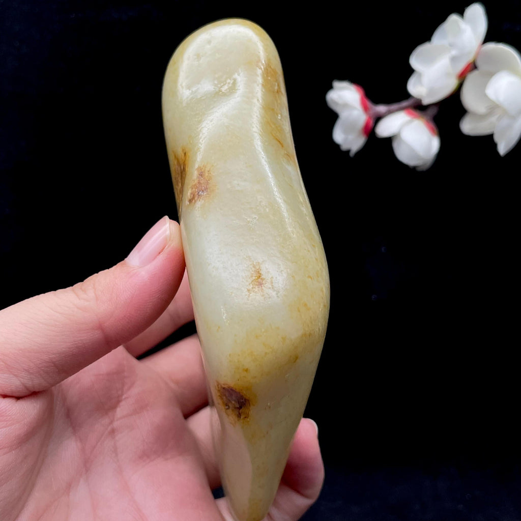 和田玉满洒金皮籽料（407.3g）