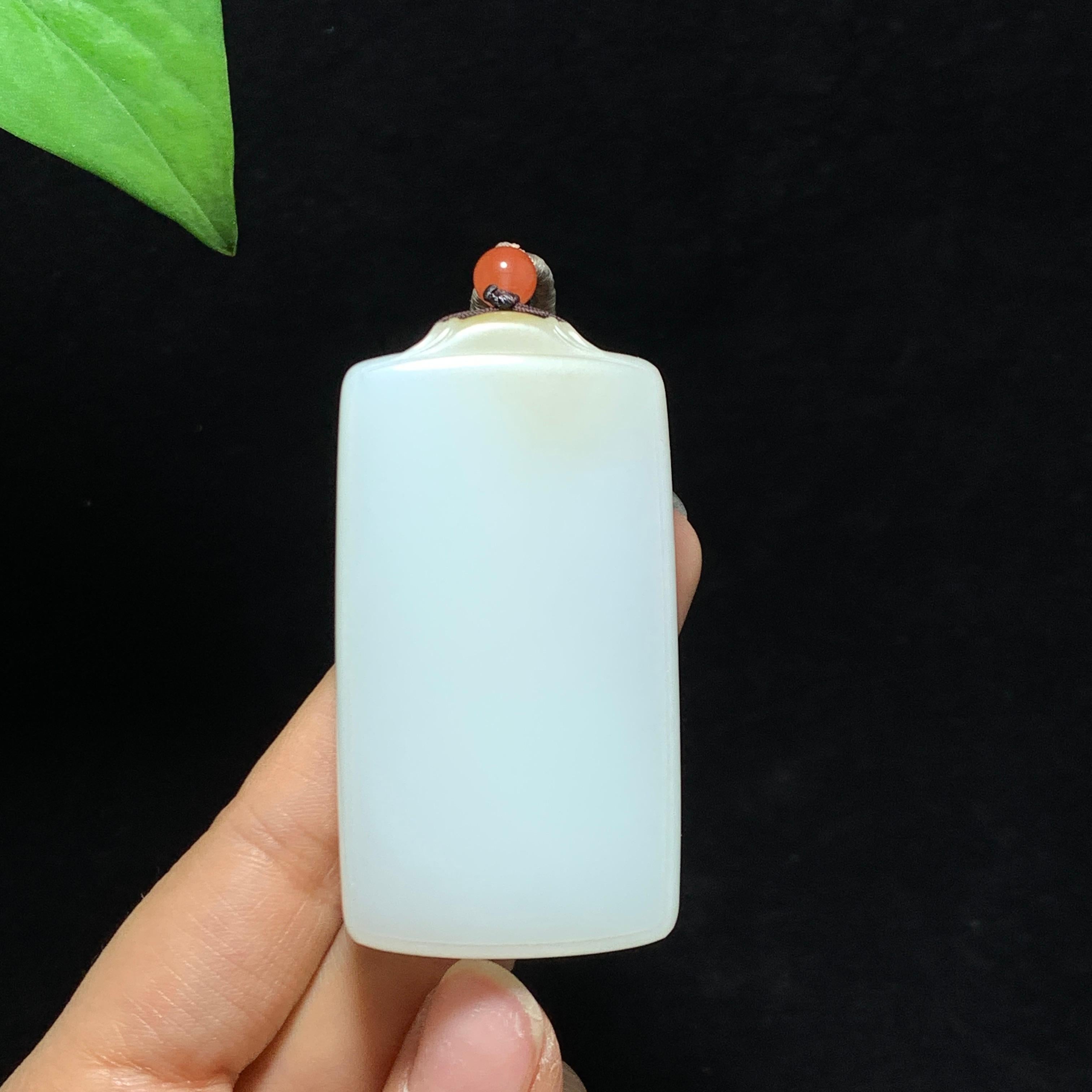 和田山料糖白玉无事牌（70.5g）