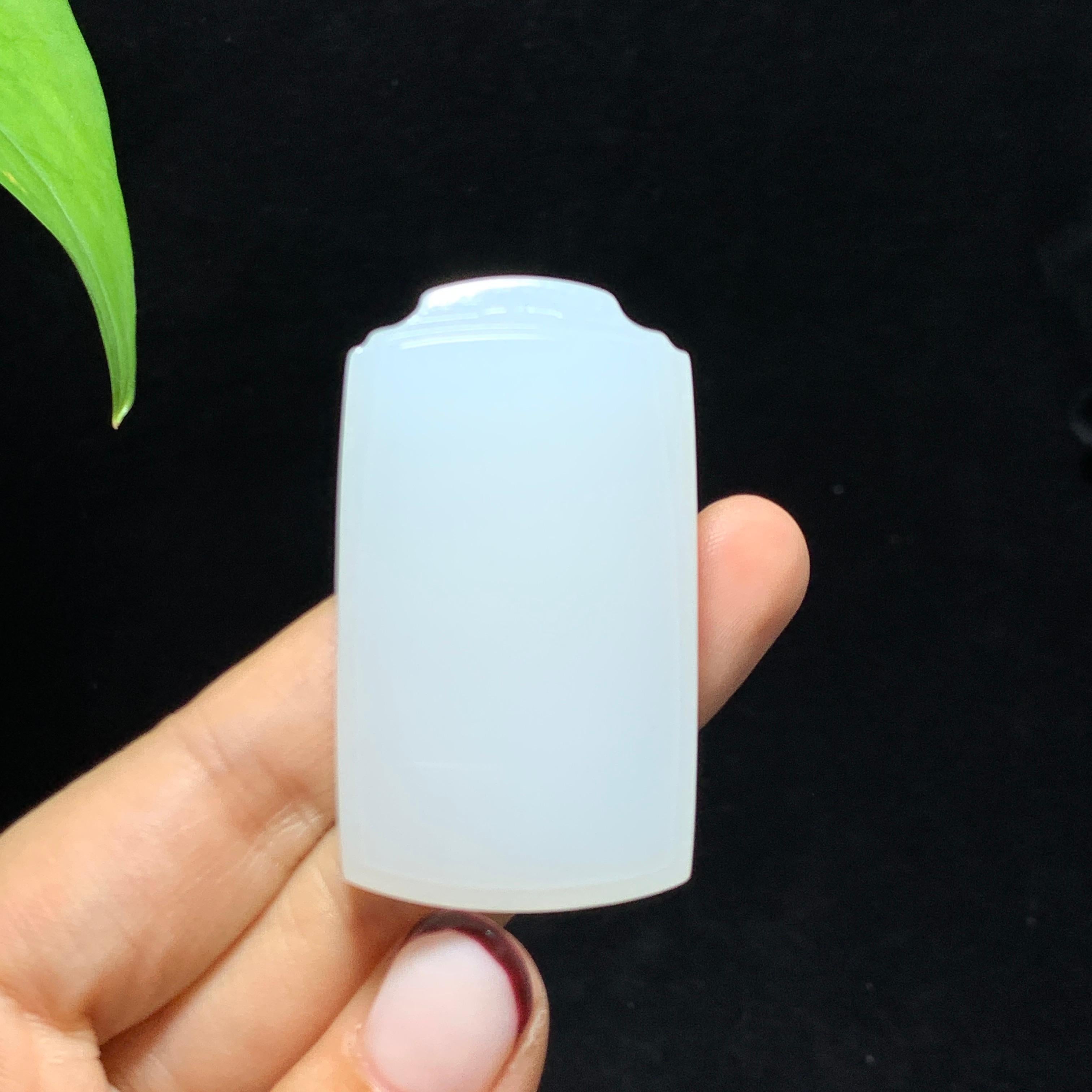 和田山料白玉无事牌挂件（37.5g）