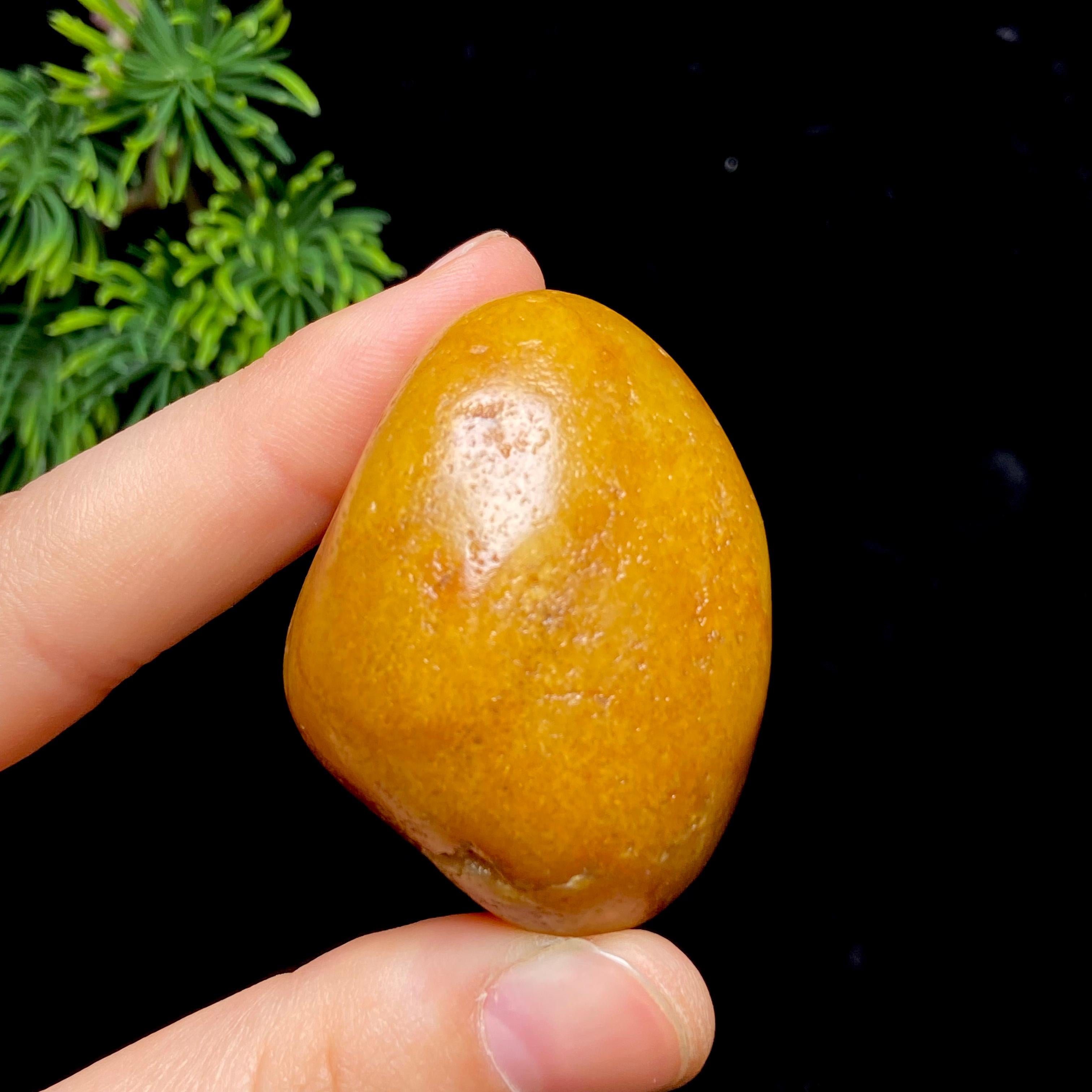 和田玉黄沁皮籽料（61.1g）