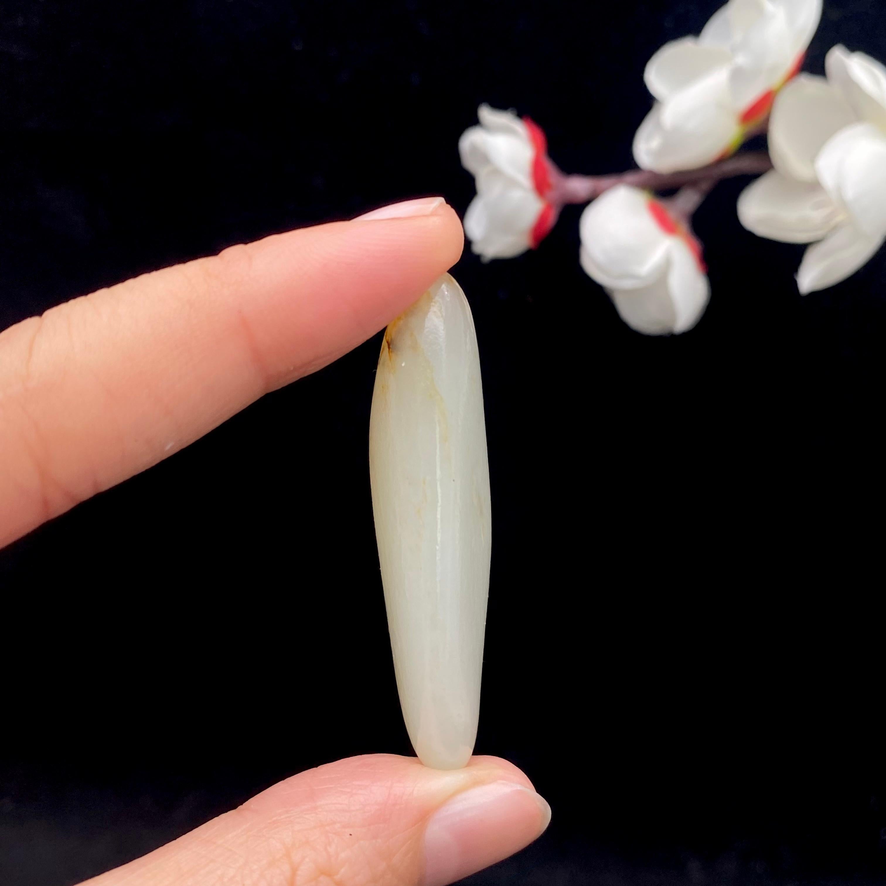 【超值推荐】和田玉洒金皮籽料吊坠籽（14g）
