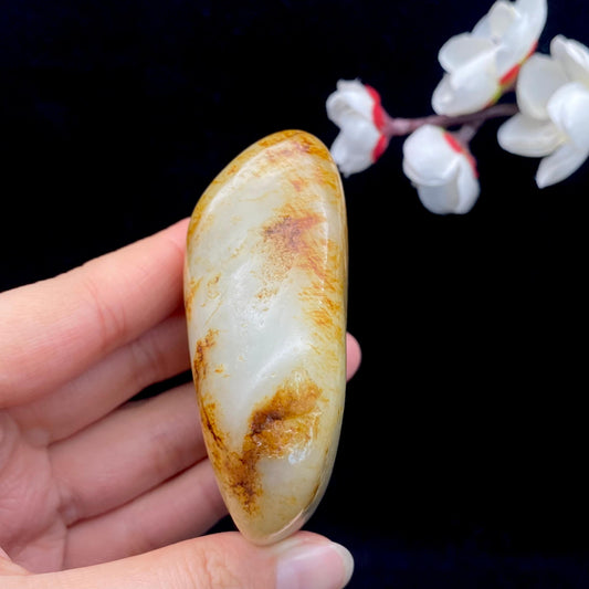 和田玉洒金皮籽料原石（159.8g）