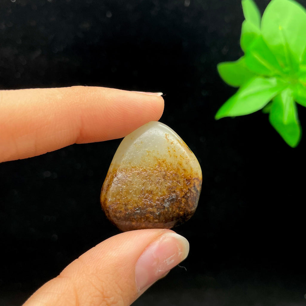 和田玉秋梨黑皮籽料（13.5g）