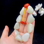 和田玉白玉籽料【精品手串】（83g）
