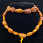 和田玉黄沁皮【精品项链】（96.9g）